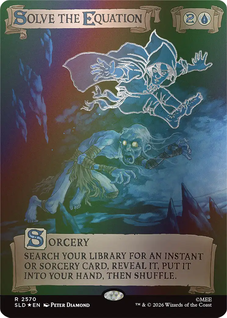Solve the Equation (2570) (Out Of Sight Foil) [Secret Lair Drop Series] | Good Games Morley