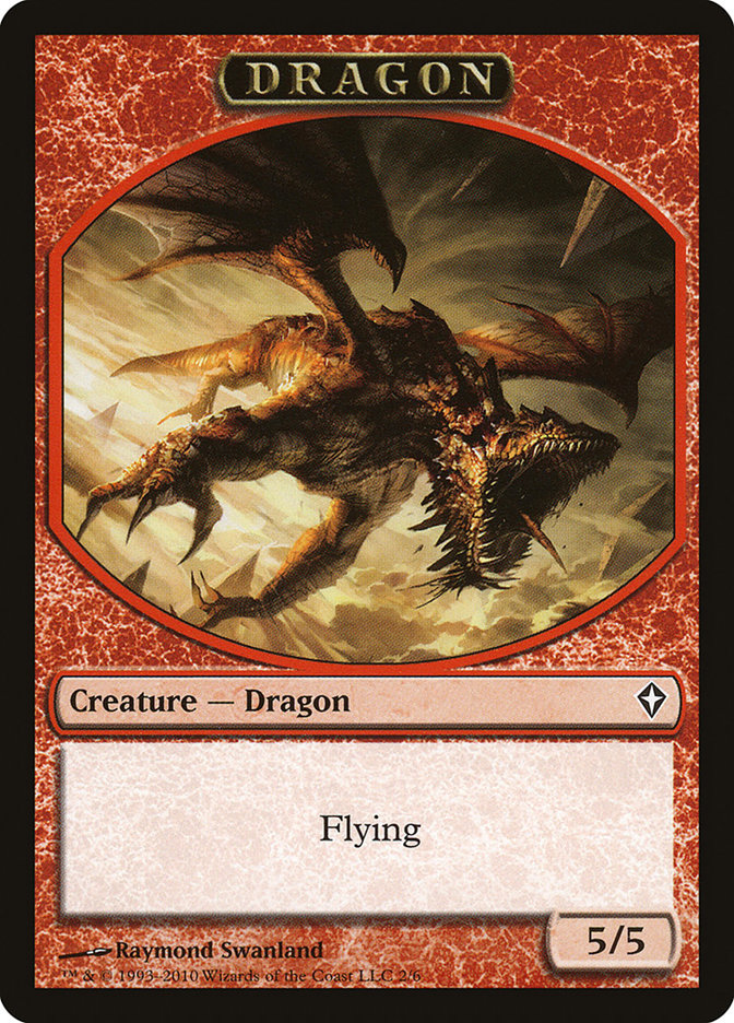 Dragon Token [Worldwake Tokens] | Good Games Morley