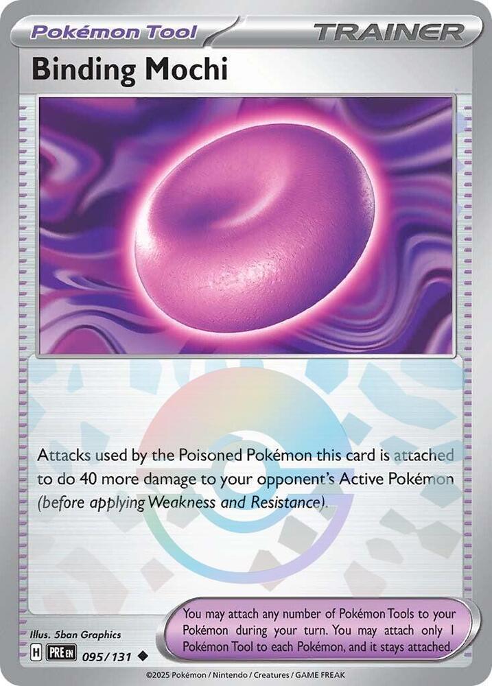 Binding Mochi (095/131) (Poke Ball Pattern) [Scarlet & Violet: Prismatic Evolutions] | Good Games Morley