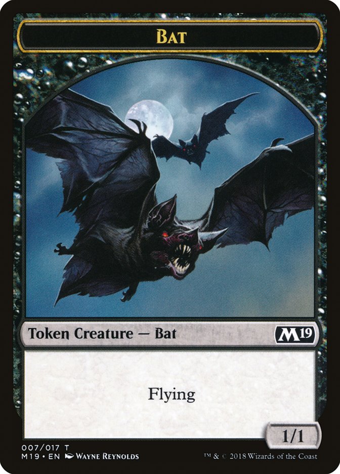 Bat Token [Core Set 2019 Tokens] | Good Games Morley