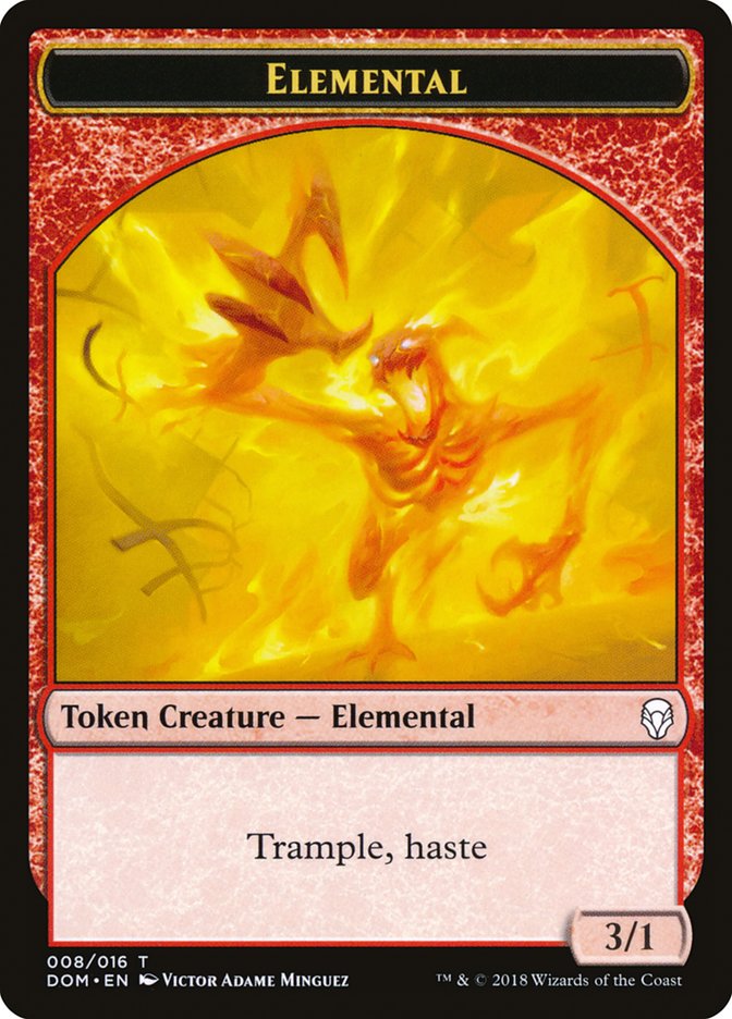 Elemental Token [Dominaria Tokens] | Good Games Morley