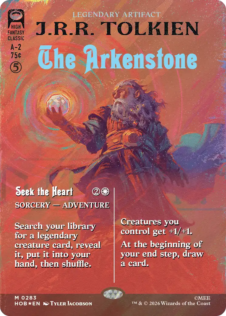The Arkenstone (Borderless) (Surge Foil) [The Hobbit] | Good Games Morley