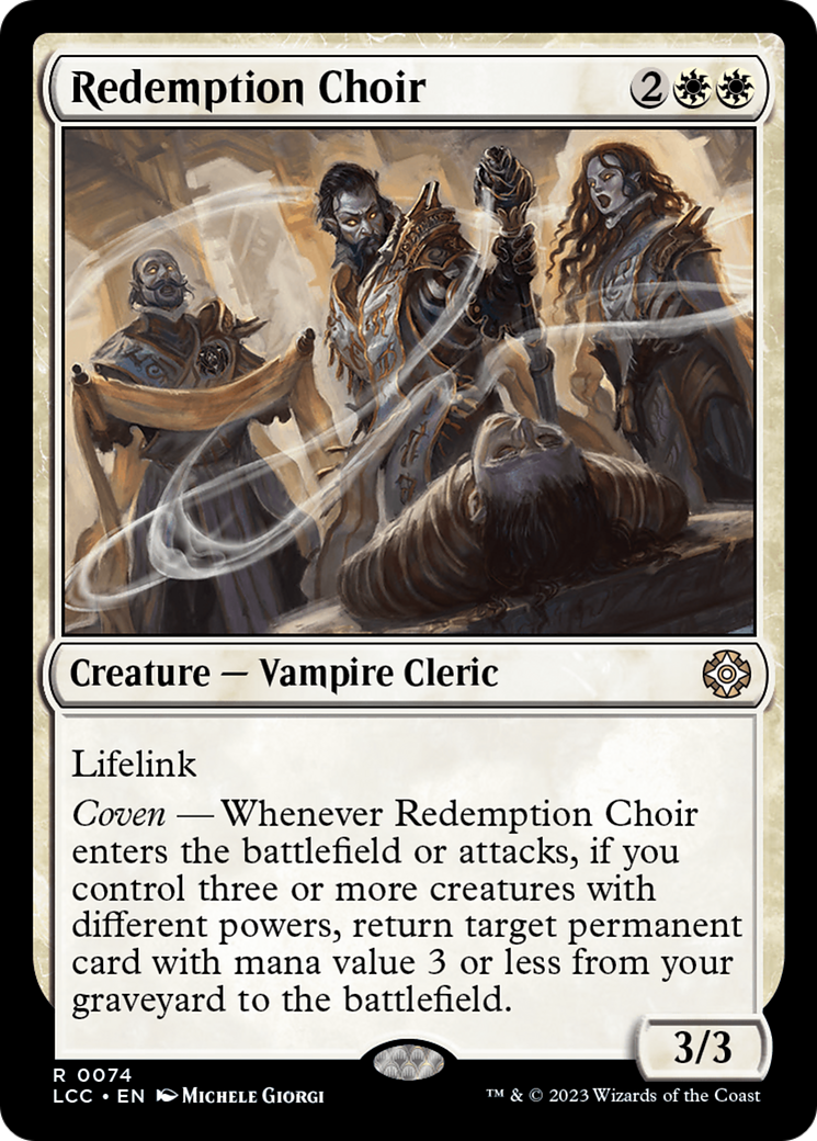 Redemption Choir [The Lost Caverns of Ixalan Commander] | Good Games Morley