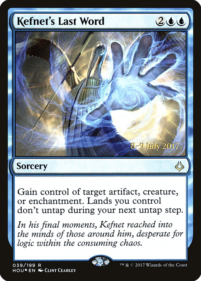 Kefnet's Last Word [Hour of Devastation Prerelease Promos] | Good Games Morley