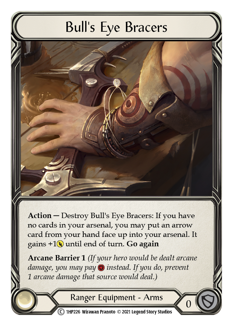 Bull's Eye Bracers [1HP226] (History Pack 1) | Good Games Morley
