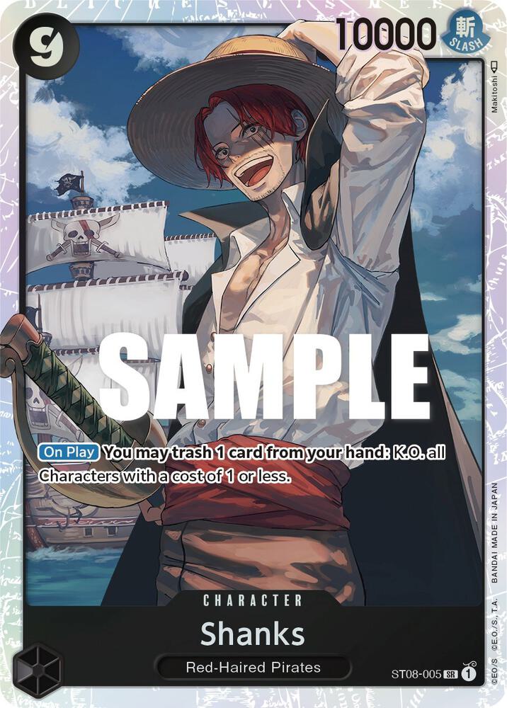 Shanks ST08-005 (Starter Deck 8: Monkey.D.Luffy)  - Foil | Good Games Morley