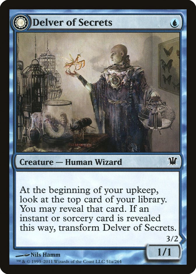 Delver of Secrets // Insectile Aberration 51/264 (Innistrad)  - Foil | Good Games Morley