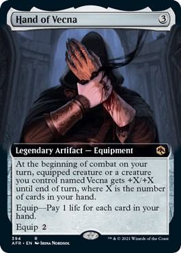 Hand of Vecna Extended Art 394 (Adventures in the Forgotten Realms)  - Foil | Good Games Morley