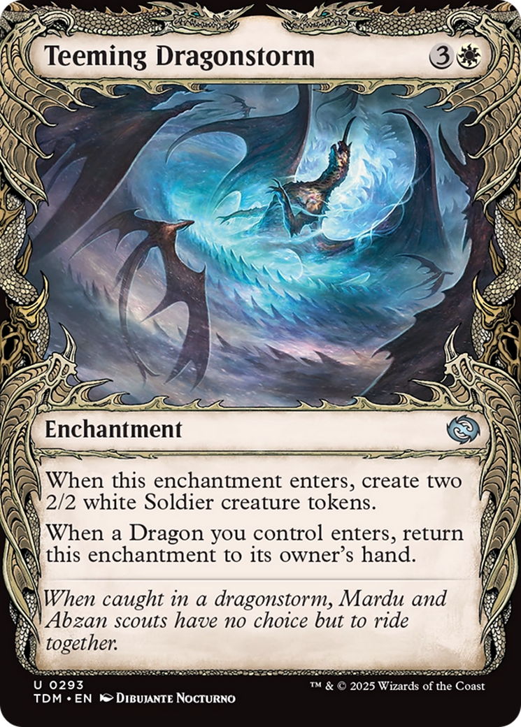 Teeming Dragonstorm (Showcase) [Tarkir: Dragonstorm] | Good Games Morley