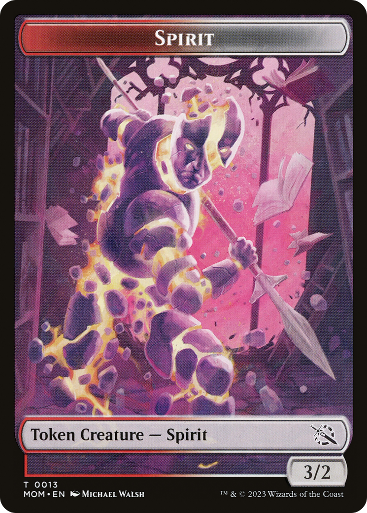 Elemental (09) // Spirit (13) Double-Sided Token [March of the Machine Tokens] | Good Games Morley