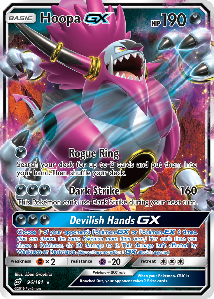 Hoopa GX (96/181) [Sun & Moon: Team Up] | Good Games Morley