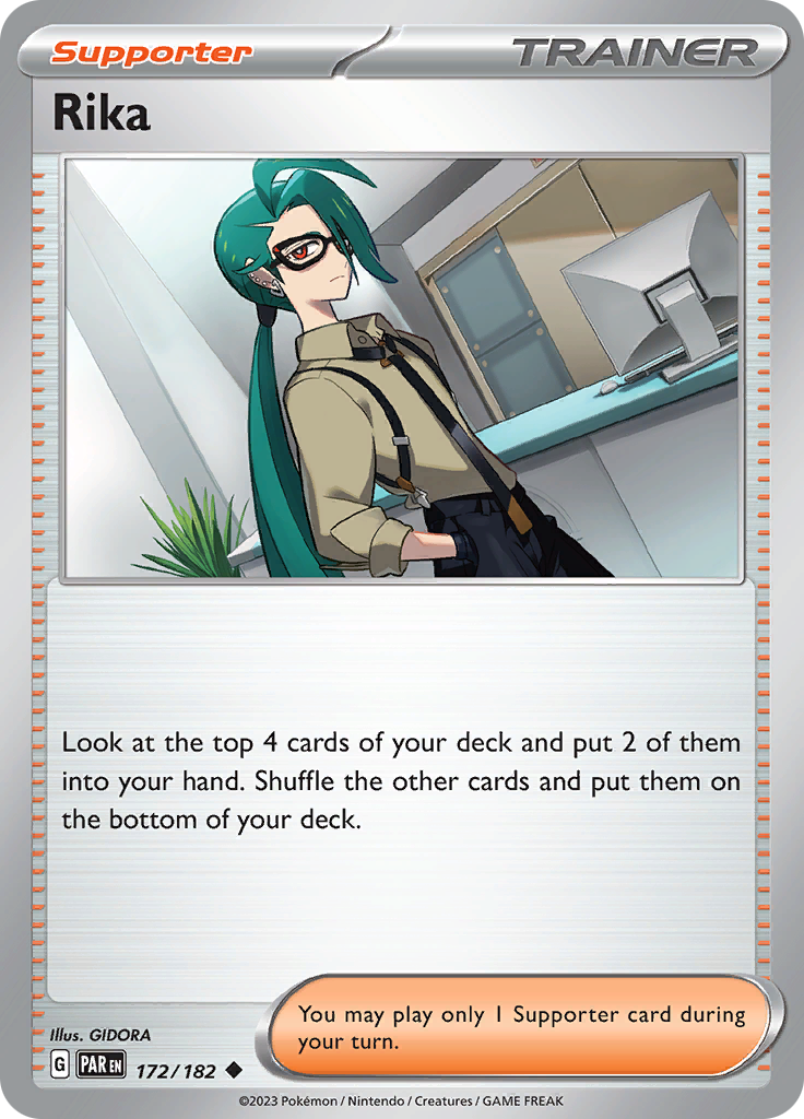 Rika (172/182) [Scarlet & Violet: Paradox Rift] | Good Games Morley