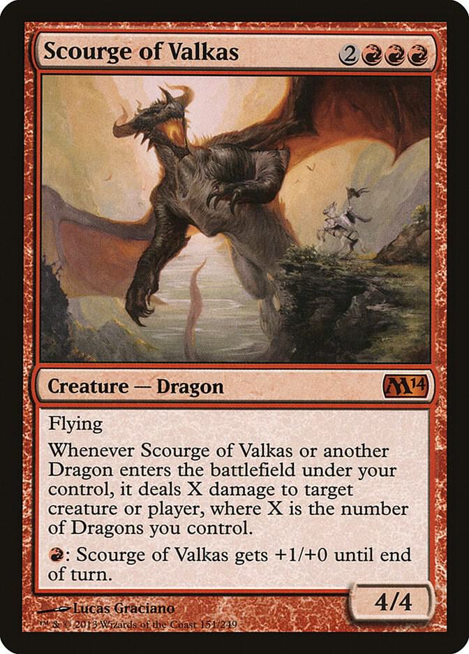 Scourge of Valkas 151 (Magic 2014 (M14))  | Good Games Morley