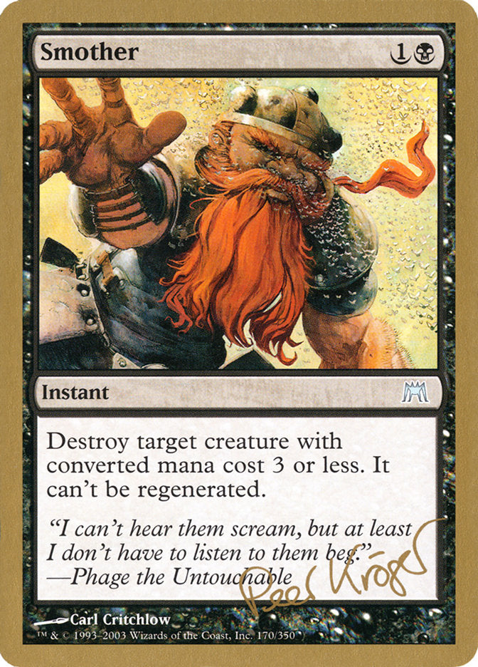 Smother (Peer Kroger) [World Championship Decks 2003] | Good Games Morley