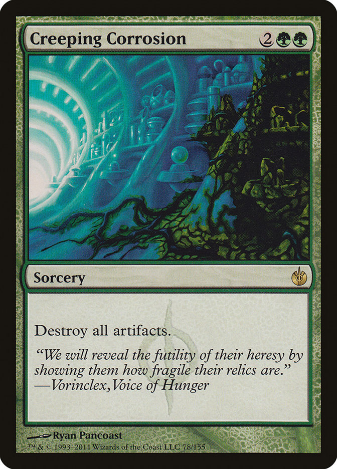 Creeping Corrosion 78/155 (Mirrodin Besieged)  | Good Games Morley