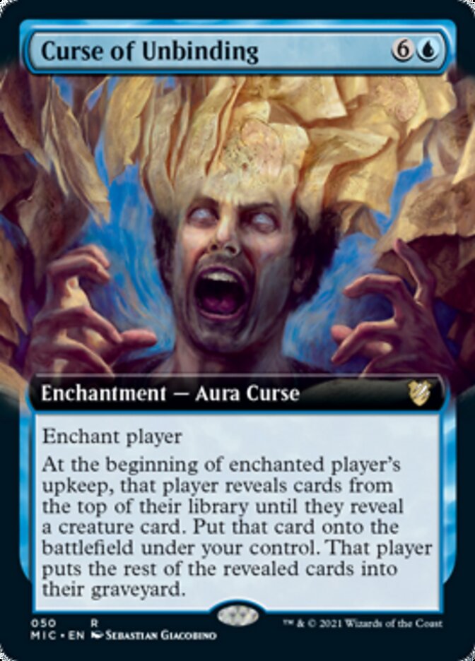 Curse of Unbinding (Extended Art) [Innistrad: Midnight Hunt Commander] | Good Games Morley