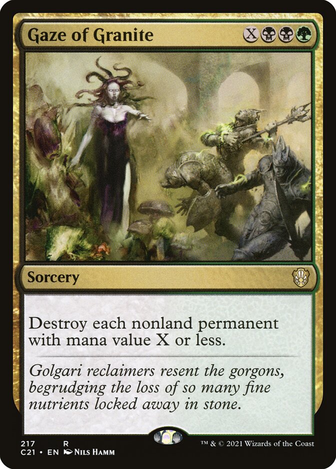 Gaze of Granite 217/81 (Commander 2021)  | Good Games Morley