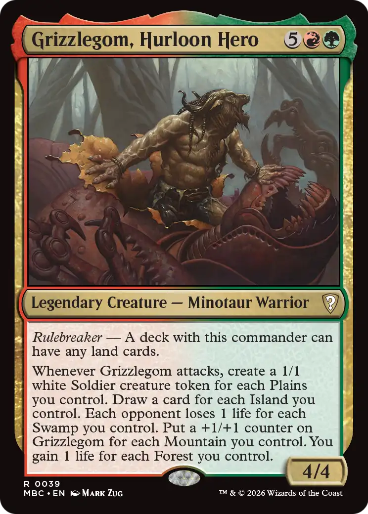 Grizzlegom, Hurloon Hero [Mystery Booster: Commander Edition] | Good Games Morley