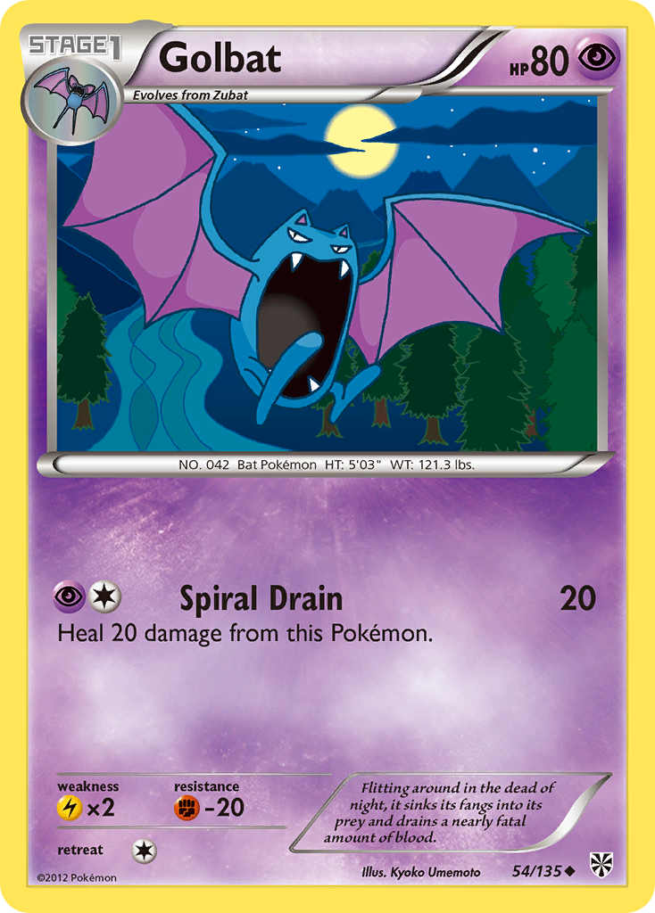 Golbat (54/135) [Black & White: Plasma Storm] | Good Games Morley
