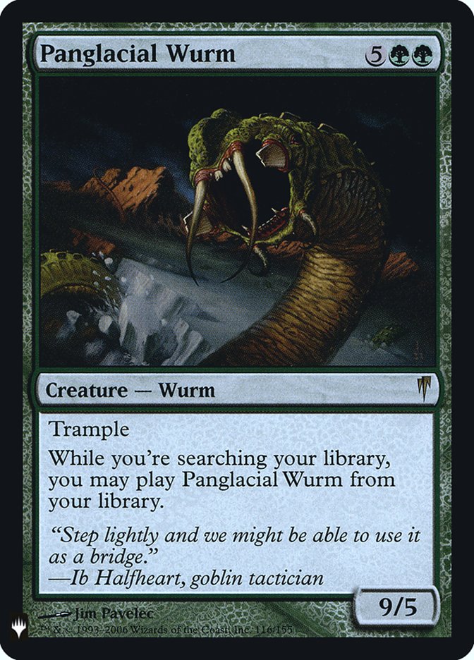 Panglacial Wurm [Mystery Booster] | Good Games Morley
