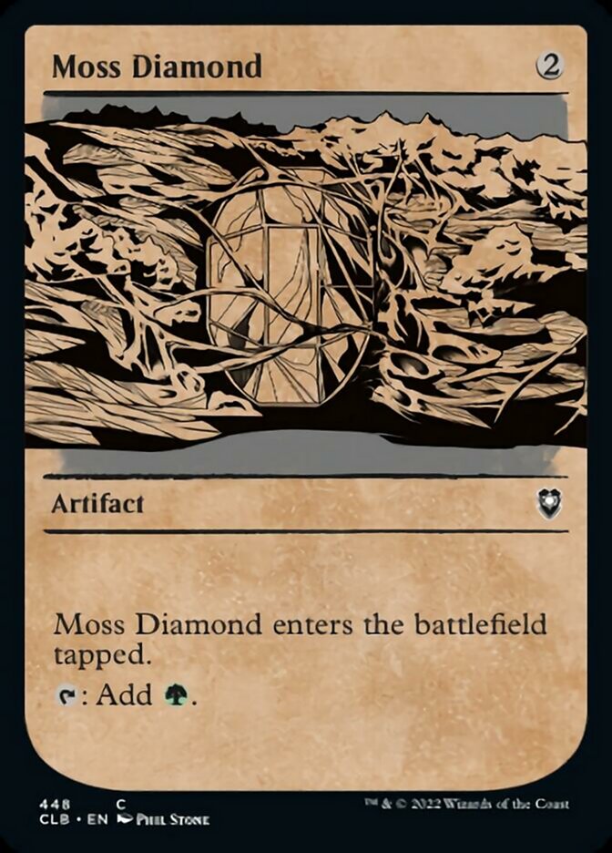 Moss Diamond (Showcase) [Commander Legends: Battle for Baldur's Gate] | Good Games Morley