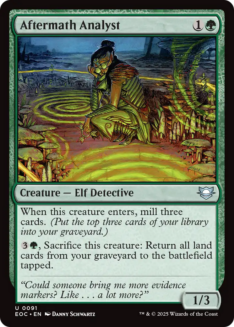 Aftermath Analyst [Edge of Eternities Commander] | Good Games Morley