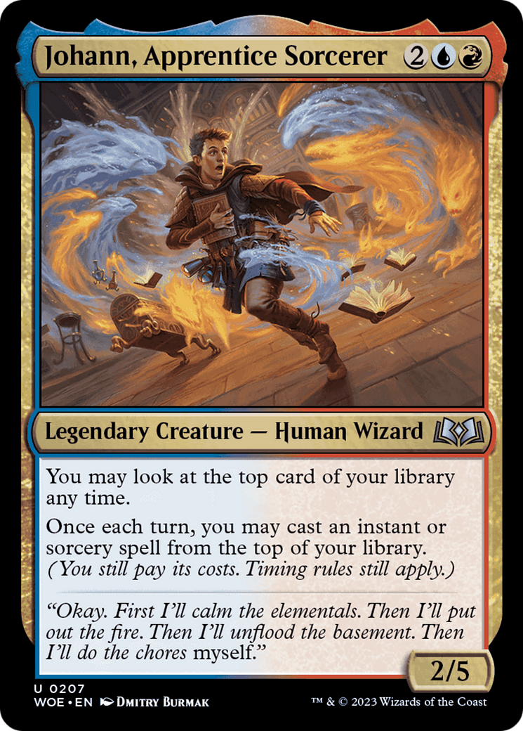 Johann, Apprentice Sorcerer [Wilds of Eldraine] | Good Games Morley