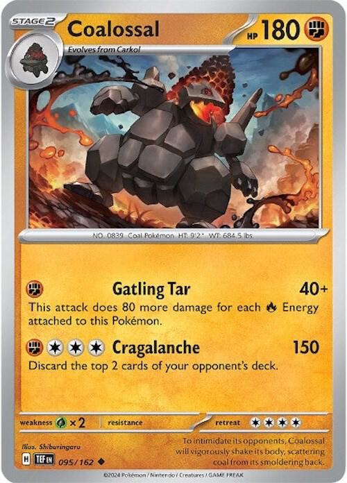 Coalossal 095/162 (SV05: Temporal Forces)  - Reverse Holofoil | Good Games Morley