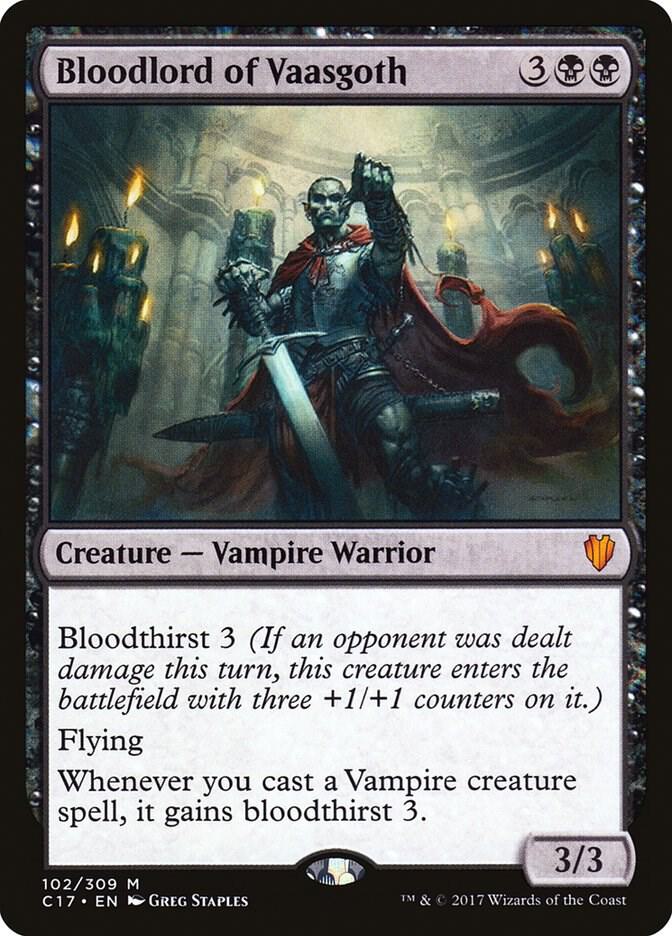 Bloodlord of Vaasgoth 102 (Commander 2017)  | Good Games Morley