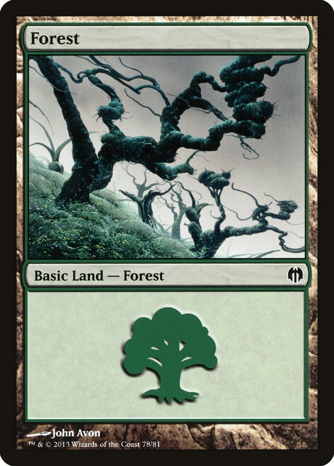 Forest (78) [Duel Decks: Heroes vs. Monsters] | Good Games Morley