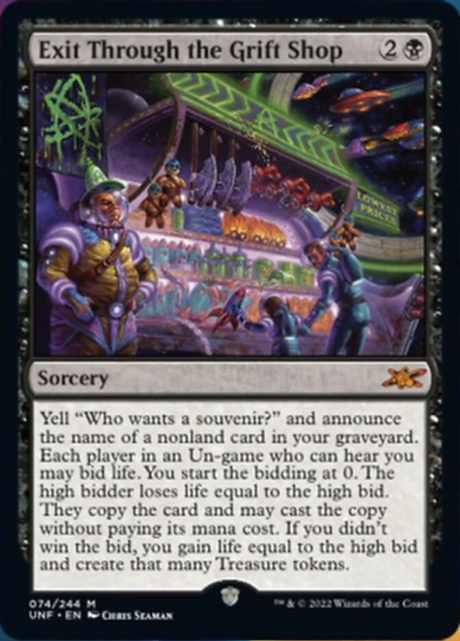 Exit Through the Grift Shop [Unfinity] | Good Games Morley