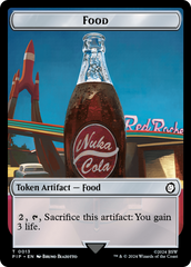 Food (0013) // Human Soldier Double-Sided Token [Fallout Tokens] | Good Games Morley