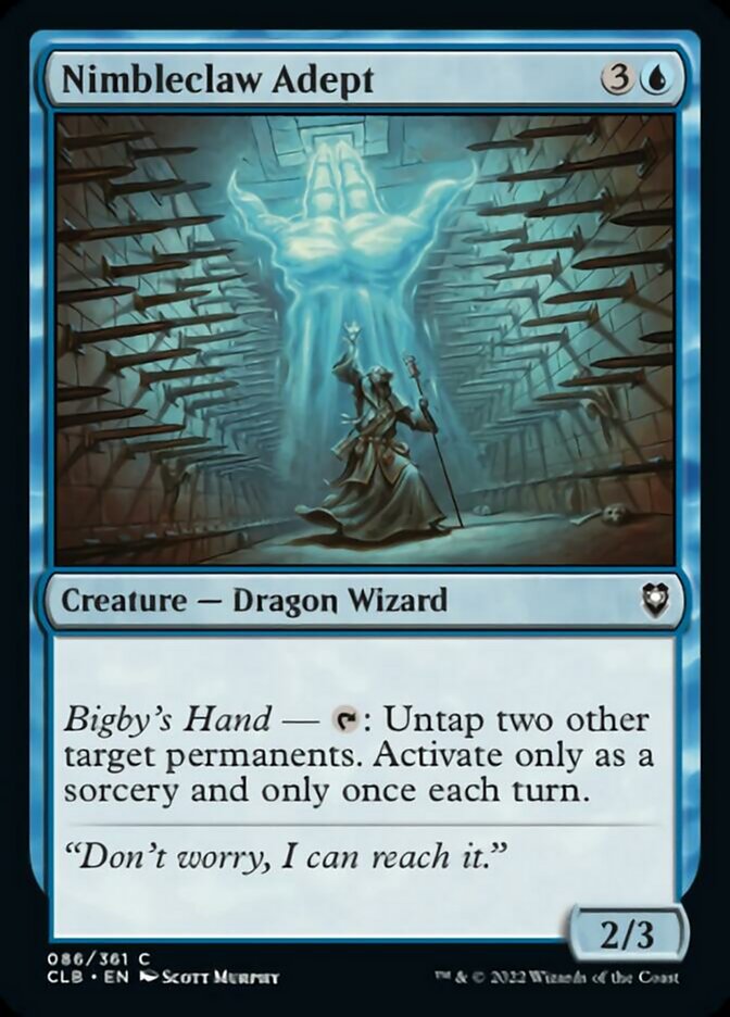 Nimbleclaw Adept [Commander Legends: Battle for Baldur's Gate] | Good Games Morley