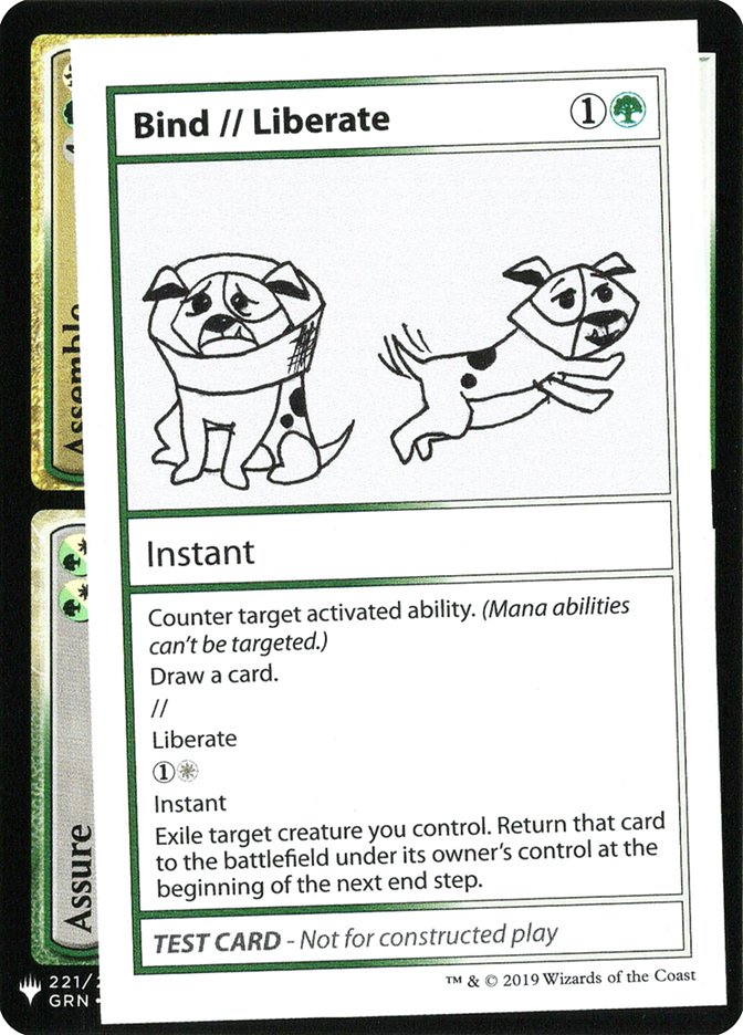 Bind // Liberate [Mystery Booster Playtest Cards] | Good Games Morley