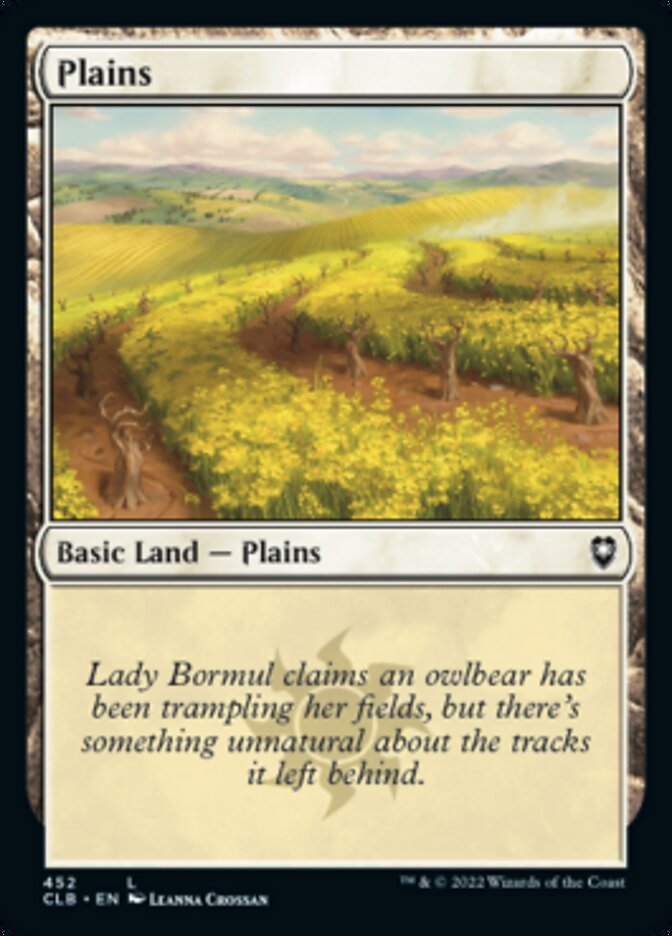 Plains (452) [Commander Legends: Battle for Baldur's Gate] | Good Games Morley
