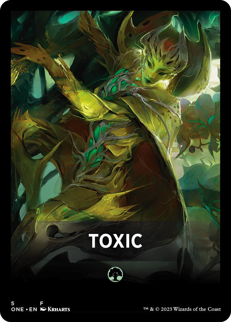 Toxic Theme Card [Phyrexia: All Will Be One Tokens] | Good Games Morley