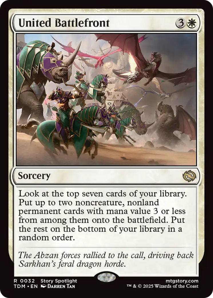 United Battlefront [Tarkir: Dragonstorm] | Good Games Morley