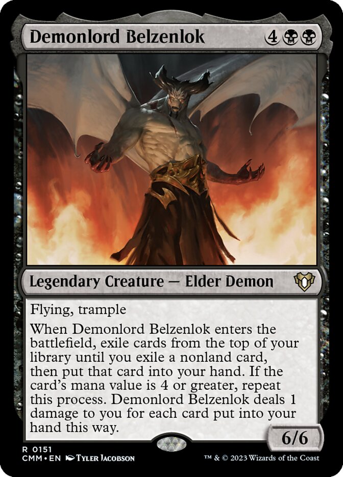 Demonlord Belzenlok 151/451 (Commander Masters)  | Good Games Morley