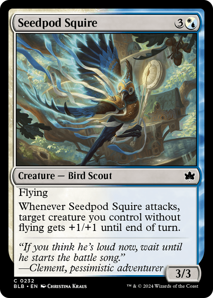 Seedpod Squire [Bloomburrow] | Good Games Morley