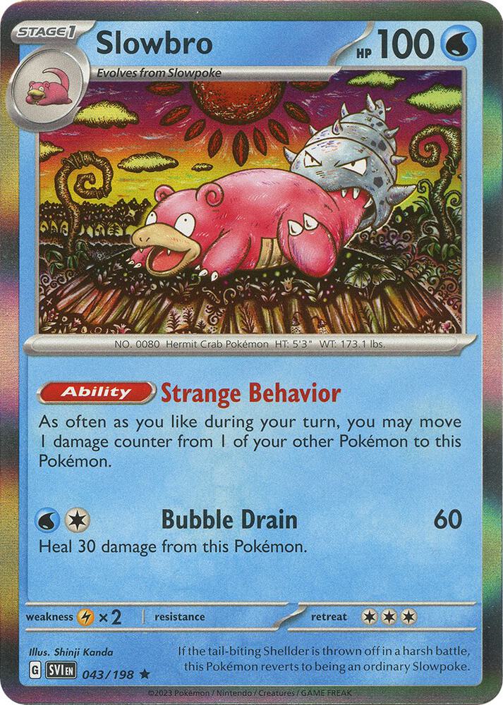 Slowbro 043/198 (SV01: Scarlet & Violet Base Set)  - Holofoil | Good Games Morley