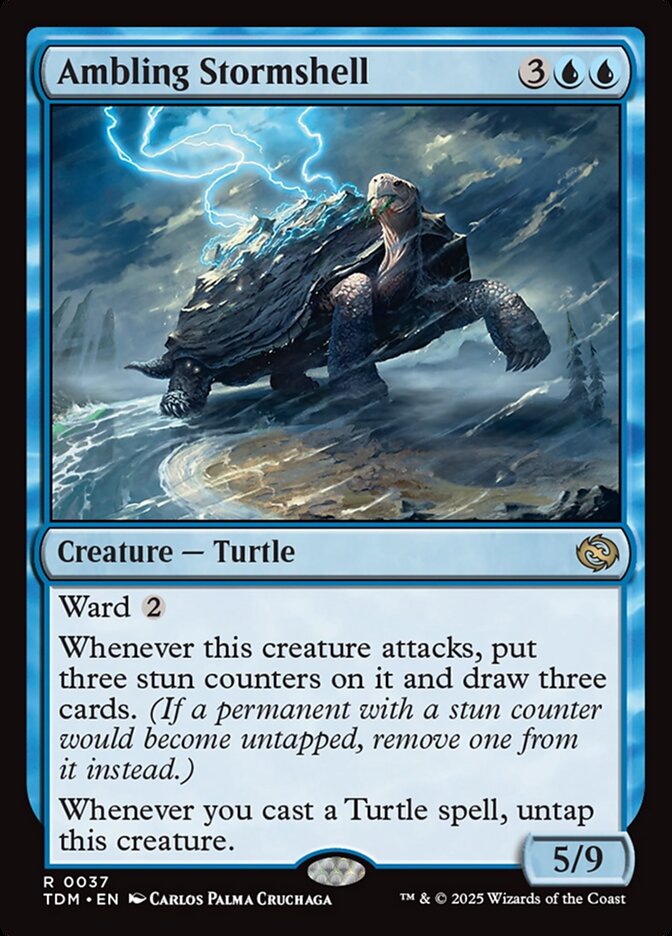 Ambling Stormshell 37/291 (Tarkir: Dragonstorm)  - Foil | Good Games Morley