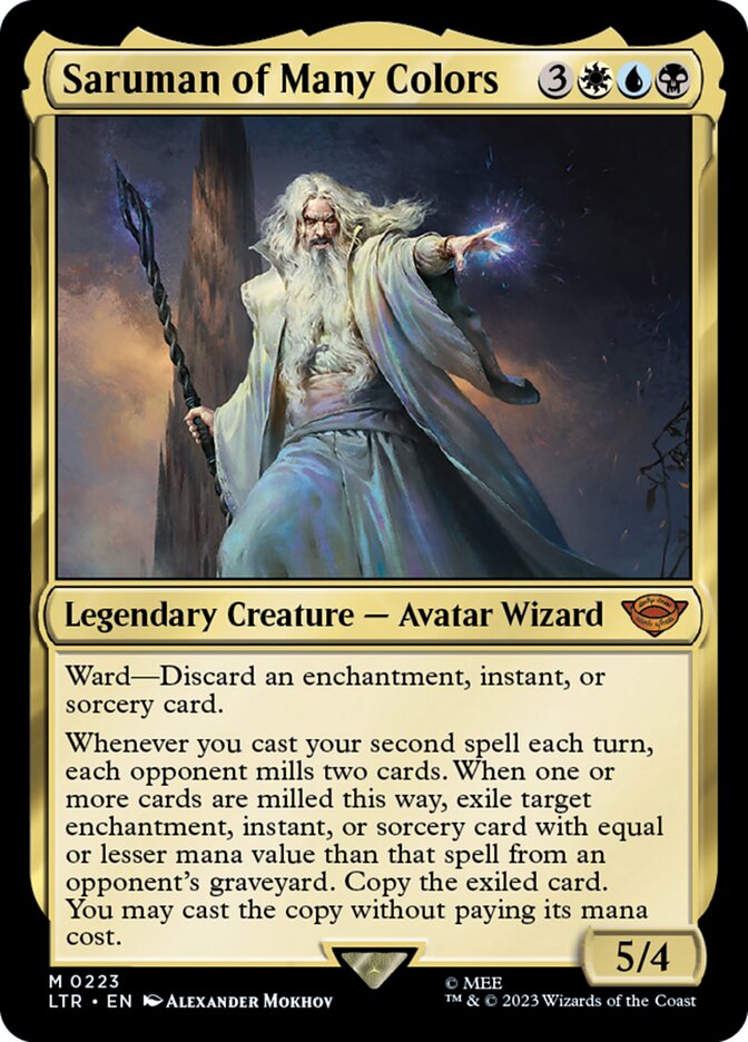 Saruman of Many Colors 223 (Universes Beyond: The Lord of the Rings: Tales of Middle-earth)  - Foil | Good Games Morley