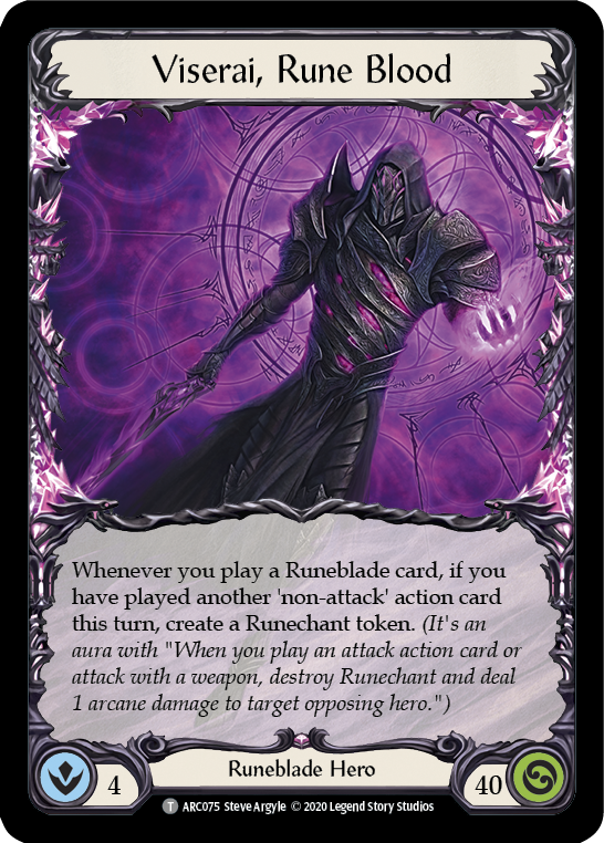 Viserai // Viserai, Rune Blood [U-ARC076 // U-ARC075] (Arcane Rising Unlimited)  Unlimited Normal | Good Games Morley
