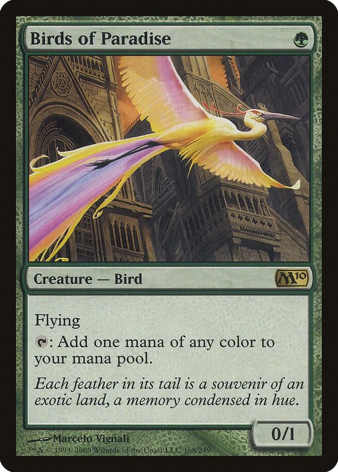 Birds of Paradise 168/249 (Magic 2010 (M10))  | Good Games Morley