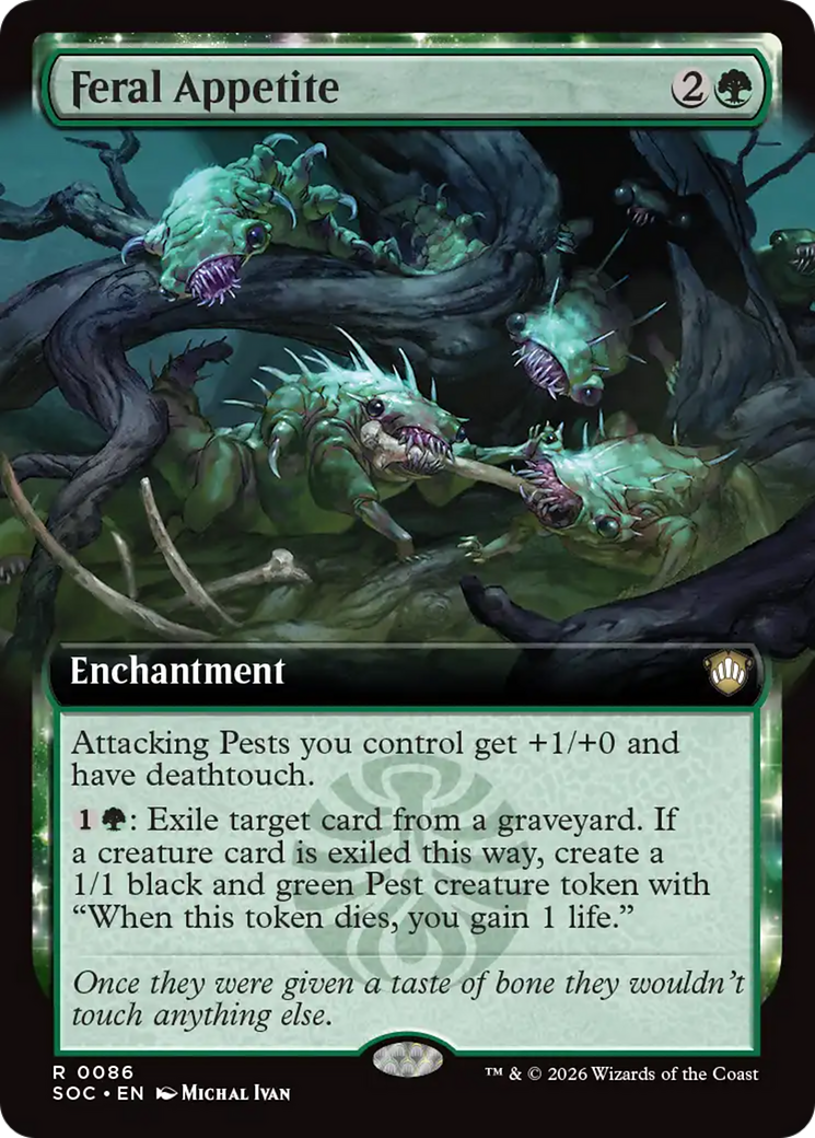 Feral Appetite (Extended Art) [Secrets of Strixhaven Commander] | Good Games Morley