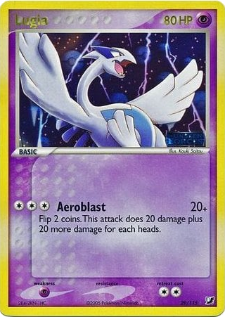 Lugia (29/115) (Stamped) [EX: Unseen Forces] | Good Games Morley