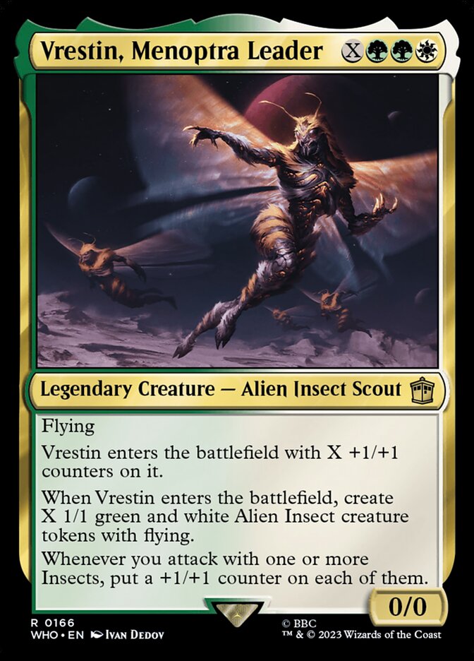 Vrestin, Menoptra Leader 166/331 (Universes Beyond: Doctor Who)  | Good Games Morley