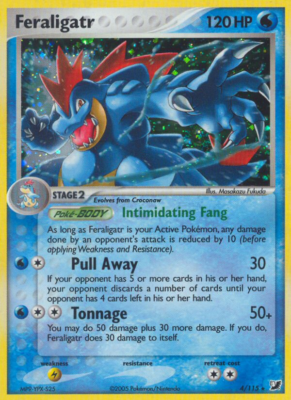 Feraligatr (4/115) [EX: Unseen Forces] | Good Games Morley