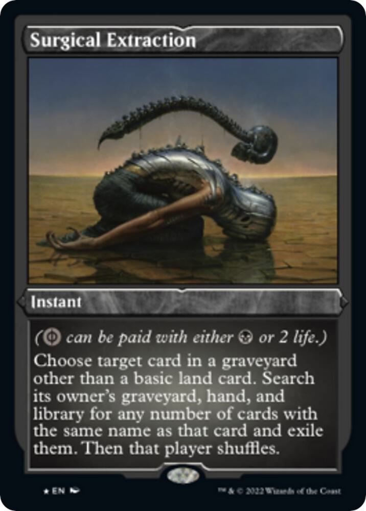 Surgical Extraction Foil Etched 444 (Double Masters 2022)  - Foil | Good Games Morley