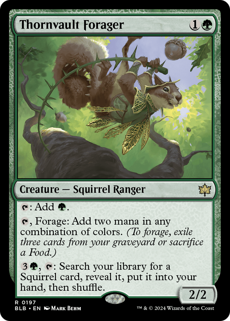Thornvault Forager [Bloomburrow] | Good Games Morley
